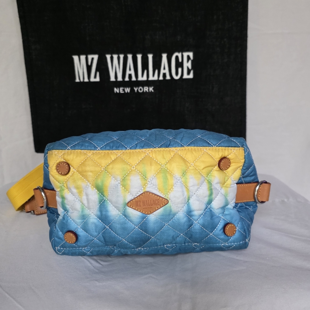 MZ Wallace Micro Sutton Bag Daffodil Tie Dye/Gold - Picture 4 of 16